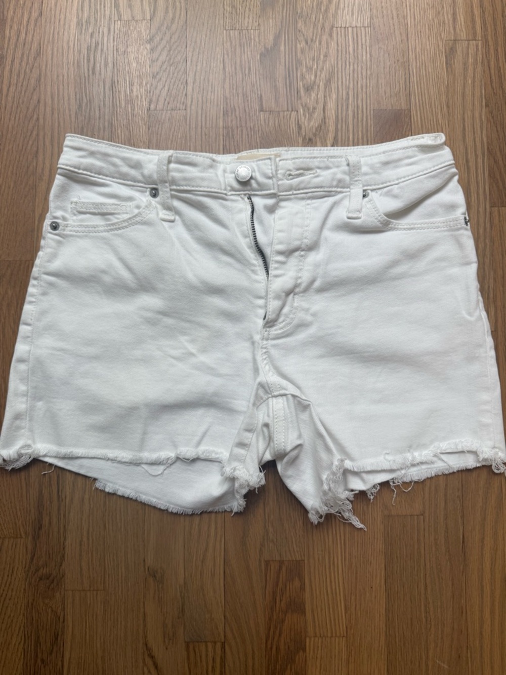 White Women's Denim Cutoff universal thread Jean shorts